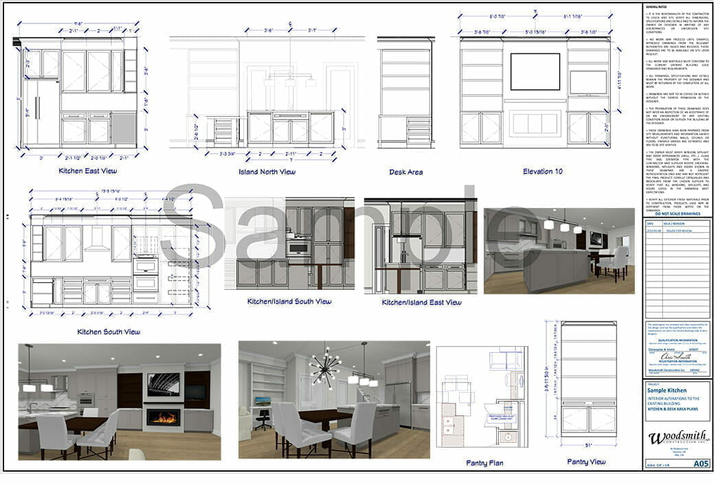 Sample Kitchen Kitchen Plans